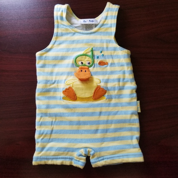 Le Top Scuba Duck Swimsuit / Sunsuit 3 months - Picture 2 of 5